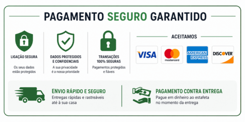 Pagamento Seguro e na Entrega