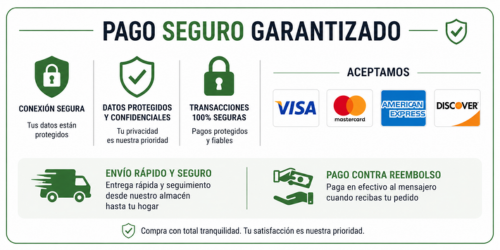 Pago Seguro y Contra Reembolso